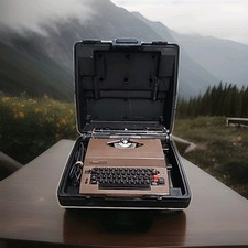 Vintage Sears Scholar Electric Portable Typewriter Model 161.53970 161 53970 thumbnail