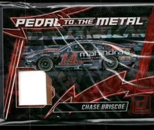 2025 Donruss Nascar Pedal to the Metal Materials Chase Briscoe #PM-CBR (MEM)