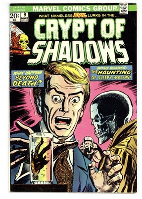 Crypt of Shadows  # 9  FINE   March 1974   Last 20 cent issue   Russ Heath, Mike