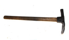 Alte Dechsel 58cm Querbeil Hammerbeil Dexel - Zimmermann Deko Werkzeug (#B46)