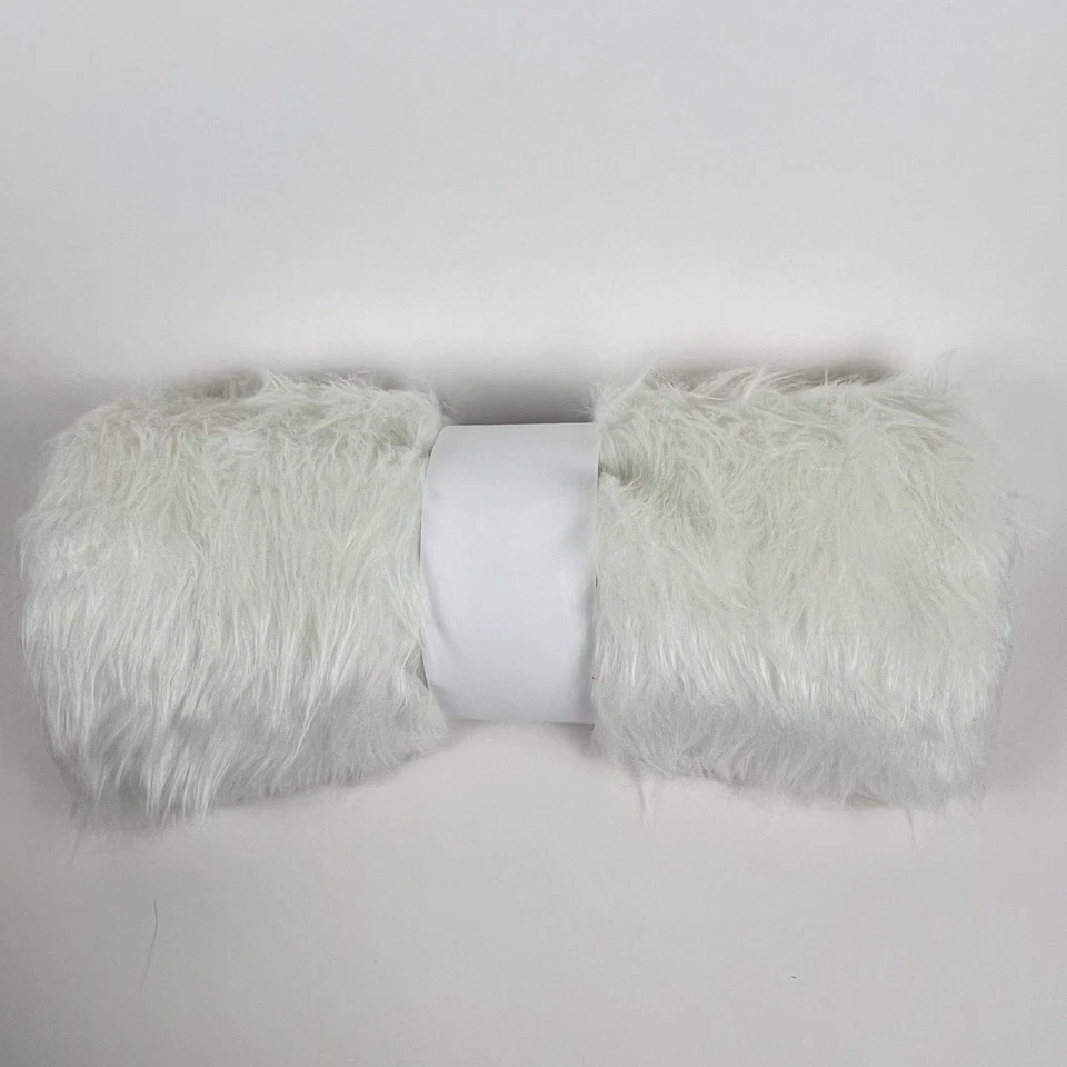 Shannon Fabrics White Grizzly Faux Fur 60" .917 Yard  Fabric Remnant Jo-Ann - Image 3 of 3