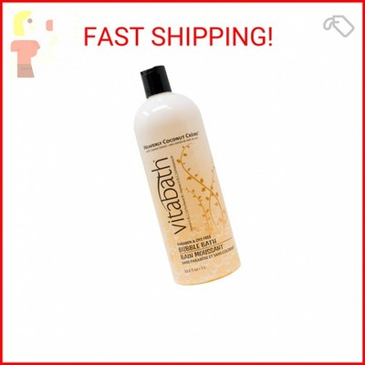 Vitabath Heavenly Coconut Crème Bubble Bath Rich Foaming Bubbly Soak & Relaxing