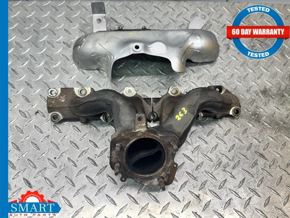 Colector de escape turbo Saturn Sky Pontiac Solstice 2,0 L con escudo 07-09 OEM Foto 4 de 4