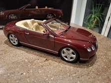 RARE 1:18 BENTLEY CONTINENTAL GTC 2006 RED METALLIC MINICHAMPS MIB