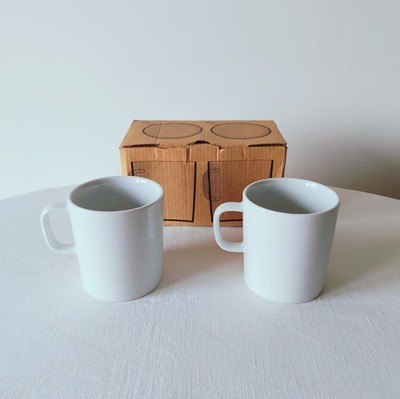 2er Set Mug A von Alessi - Jasper Morrison Design - Neu mit OVP