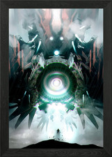 deus ex machina game Framed Wall Art Poster Canvas Print Picture