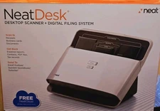 Neat Desk Pass-Through Scanner White Home Office Edition