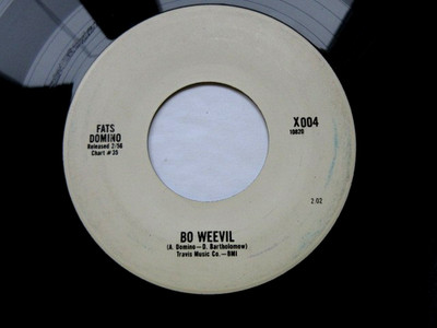 Fats Domino   Blueberry Hill / Bo Weevil - JUKEBOX PROMO - VG+ 45 RPM RECORD