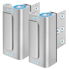 Home Security Door Lock Child Proof Reinforcement for Kids Silver