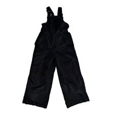 Swiss Tech Black Ski Snow Overalls Size XS 4/5 Insulated Warm Winter Outdoors