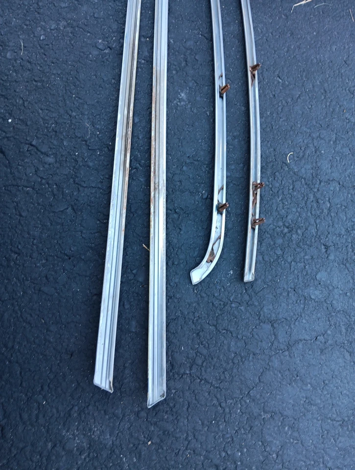 1969 Buick Skylark Vinyl Top Trim Chrome.  OEM  - Image 4 of 4