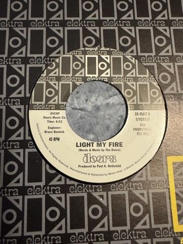 The Doors "Light My Fire" 2010 RSD Limited Ed. 45rpm NM Mono / Stereo - Picture 3 of 4