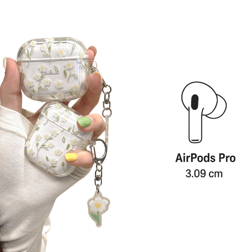 Case for Apple Airpods Pro 3 Clear Silicone Floral Earbuds Cover Gen 1 2 3 4 - Picture 11 of 15