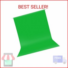 HEMMOTOP Green Screen Backdrop, 5x7 ft Photography Chroma Key Greenscreen Backgr