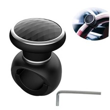 Steering Wheel Knob Spinner - Universal Non-Slip Fit, ABS  Premium Silicone