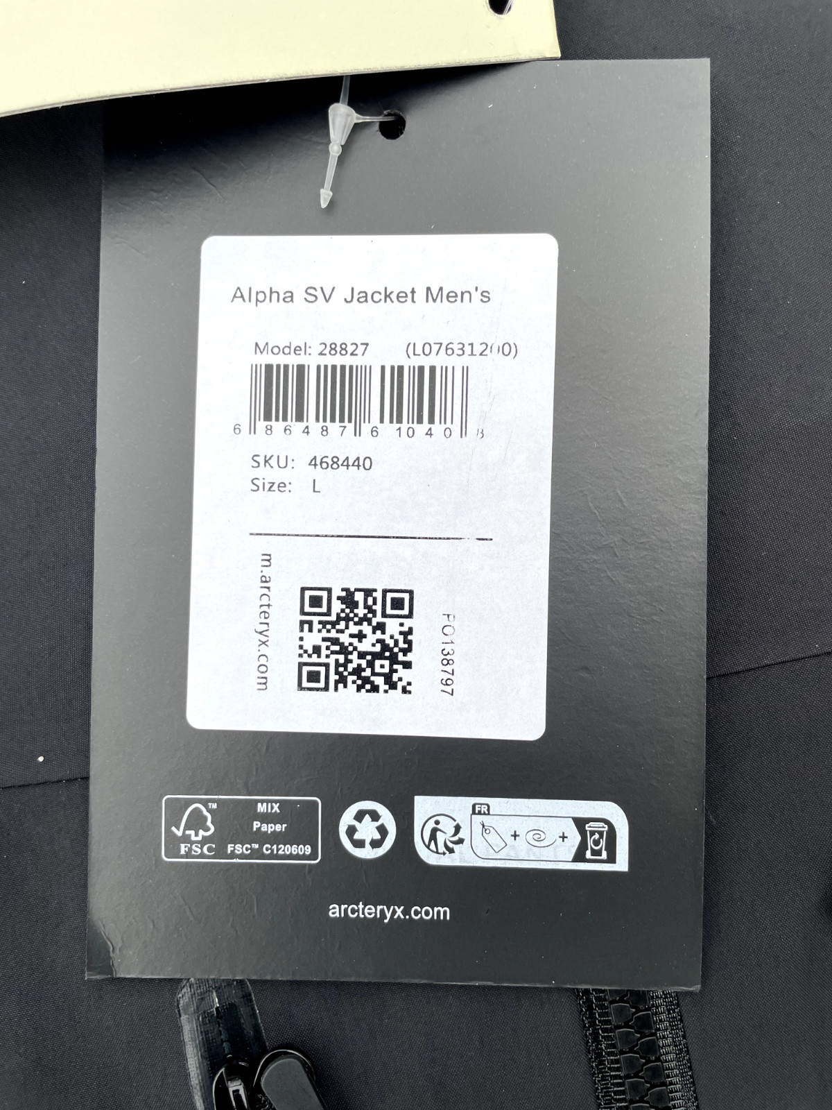 [NEVER WORN] Arct'eryx Alpha SV 7 Gore-Tex Black Jacket | Size L | Brand New thumbnail 10