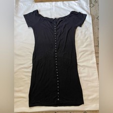 Heart & Hips size large black bodycon mini dress