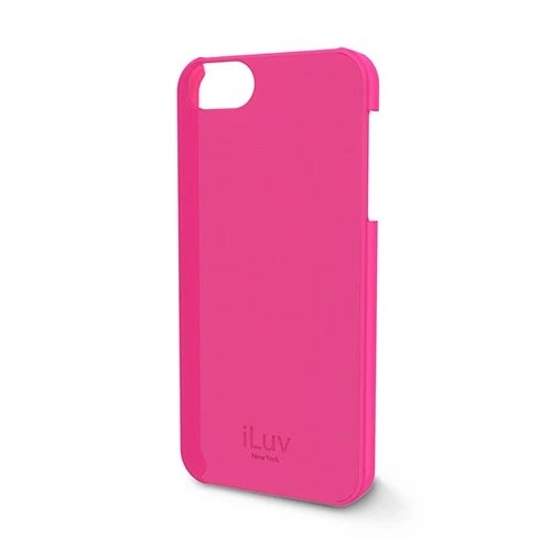 Funda rígida translúcida superpuesta iLuv ICA7H305PNK para Apple iPhone 5 Foto 2 de 4