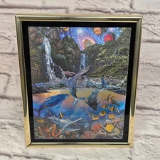 Vtg Christian Riese Lassen Magic Effects Limited Edition Art Print Clean Oceans