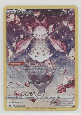 Full Art - Diancie Pokémon Sword & Shield Crown Zenith Galarian Gallery #GG13