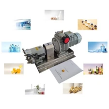 ZB3A-3 220V 3PH 0.55KW Cam Rotary Lobe Pump 300-800L/H 200-500RPM