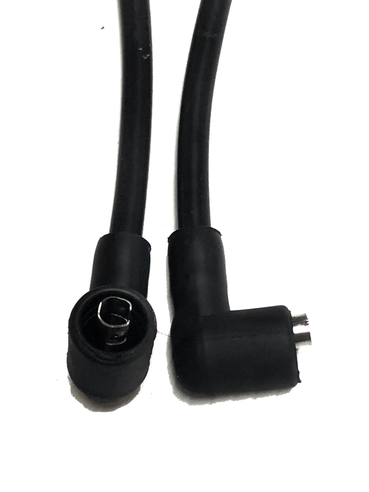 ICE PRO 100 9mm Spark Plug Leads SB CHEV Over R/Cover 90 STD Female Cap Black - Image 3 of 4