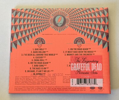 GRATEFUL DEAD The Warfield San Francisco, California October