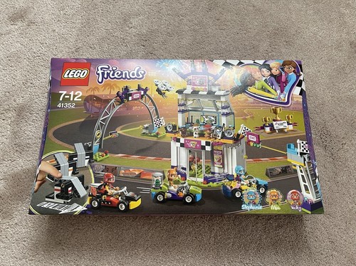 LEGO Friends The Big Race Day 41352 Stephanie Mia & Go Karts Age 7-12 Years BNIB