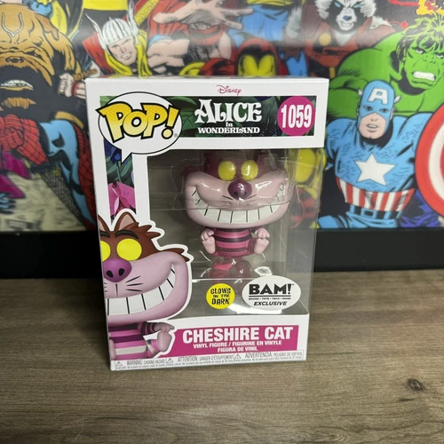 FUNKO POP! Disney Alice In Wonderland BAM! Exclusive GITD Cheshire Cat 1059
