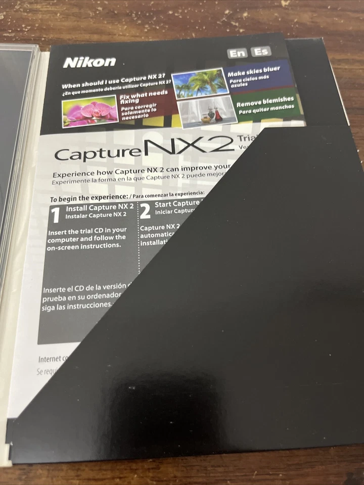 Nikon Capture NX 2 Camara Software CD Trial Version  Windows & Mac Computer - Image 3 of 4