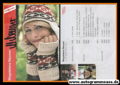 Autograph Biathlon | Magdalena NEUNER | 2009 (Viessmann)