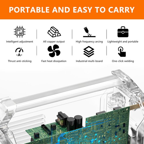 Hitbox 3in1 Mig Welder MIG ARC TIG Gas Gasless Digital Display MIG250 New - Picture 17 of 22