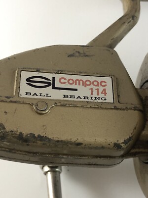 Moulinet De Pêche Vintage SL COMPAC 114 - Roulements à Billes Scellés Japon - Non Testé