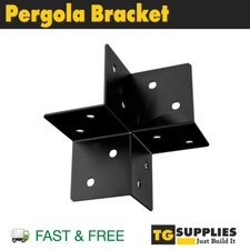  Pergola Bracket Decorative Black Three Way Corner Bracket Gazebo Connector
