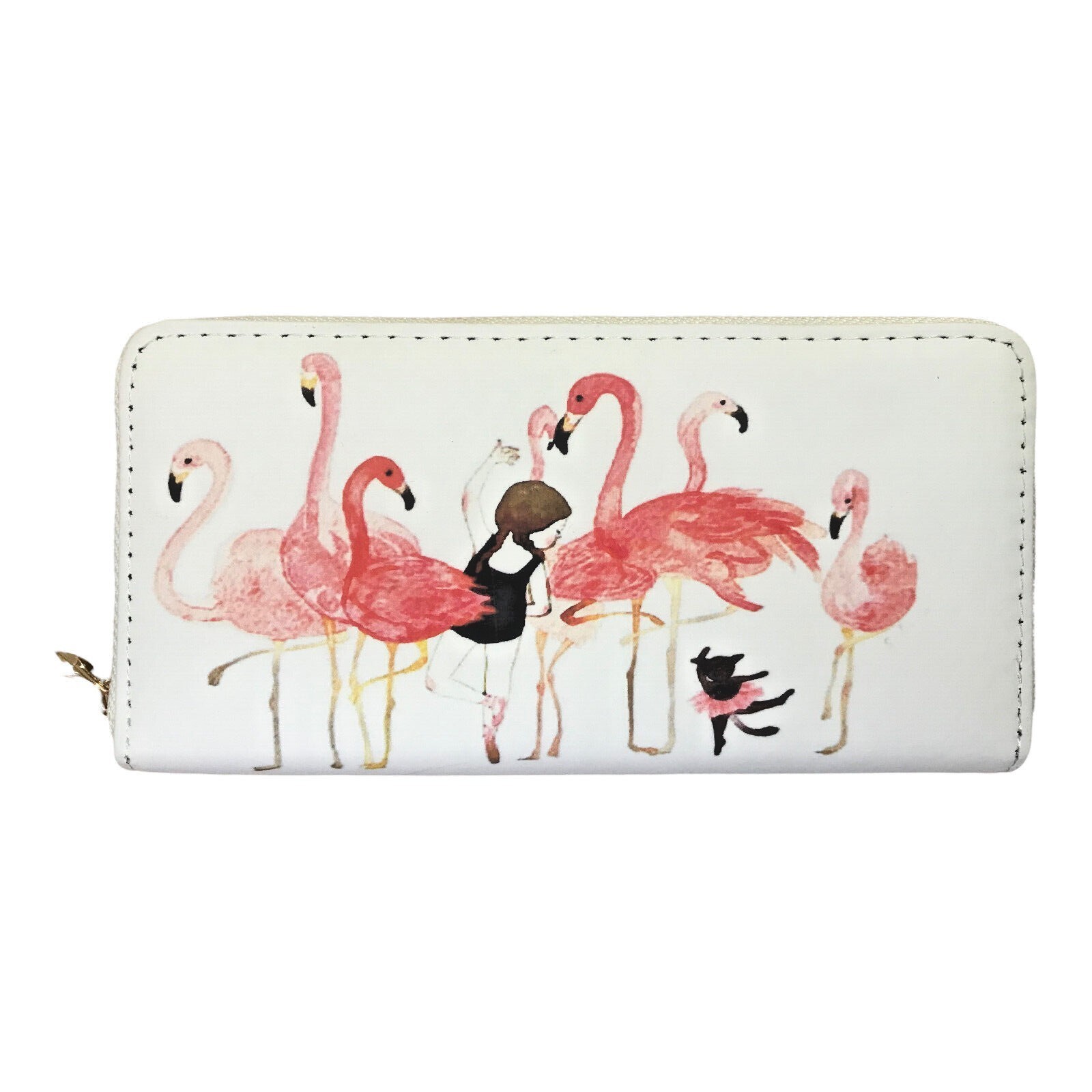 Flamingos Vegan Leather Wallet eBay