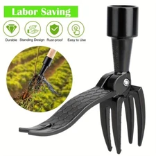 Weeder Puller Stand Up Weed Tool Handle Claw Garden Outdoor Root Remover Killer
