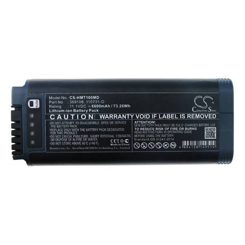 369108 110731-O Battery for HAMILTON C1 T1 MRI1 6600mAh 73.26Wh 11.1V - - Picture 2 of 3