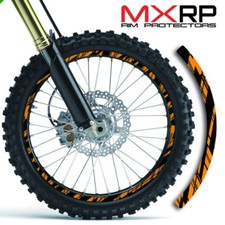 Islandstrike Orange Rim Protectors Wheel Graphics Choose Size Decals Tape