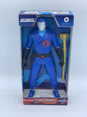 Hasbro COBRA COMMANDER 9'' GI Joe Figure 2022 PERFECT PACKAGE Sealed! Ships Free!