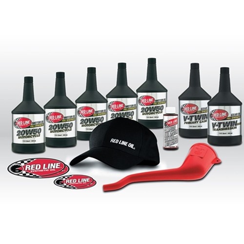 RED LINE OIL 20W50 POWER PACK KIT V-TWIN HARLEY DAVIDSON MOTORCYCLE 90226