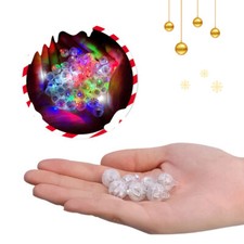 10X Party Decoration Flash LED Balloon Round Ball Glow Paper Lantern Decor Light