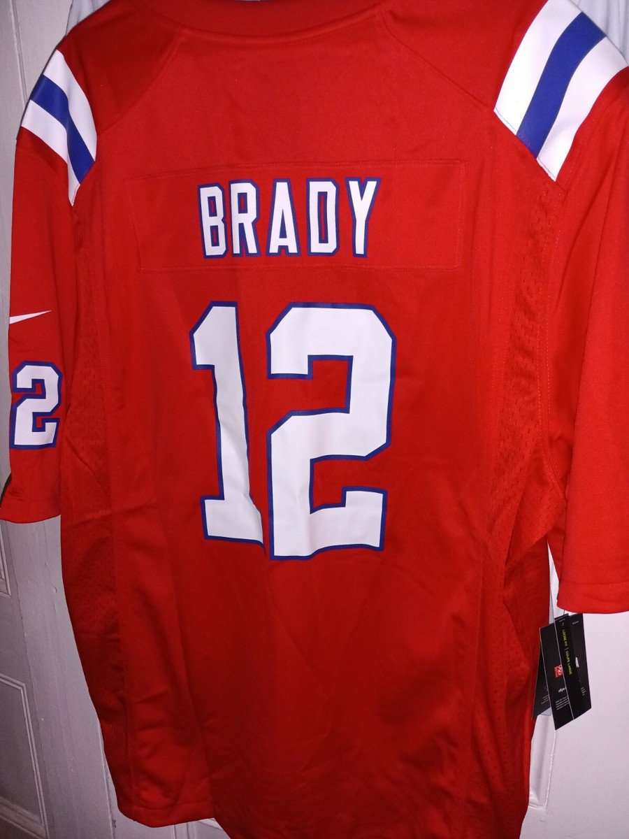 Tom Brady New England Patriots NFL Nike football Jersey Pats TB