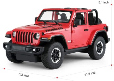 2.4Ghz Remote Control 1/14 Jeep Wrangler Licensed RC Model Car w
