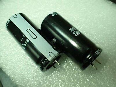 Nippon Chemi-Con 680uf, 200V SMH SNAP IN CAPACITOR 22x50mm MADE IN JAPAN x2pcs