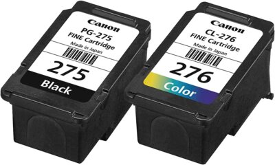 New OEM Canon PG-275 Black CL-276 Color Ink Cartridges PIXMA