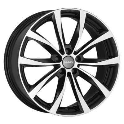 ALLOY WHEEL MAK WOLF FOR VOLKSWAGEN SCIROCCO 2008-2017 8X19 5X114,3 BLACK M CZB