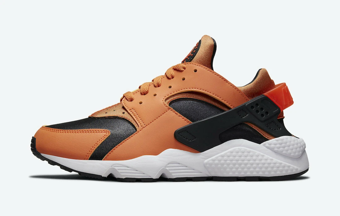 Nike huarache orange black discount