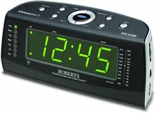 Roberts Radio Chronoplus2-E Radiowecker mit UKW-Tuner, Schwarz NEU!