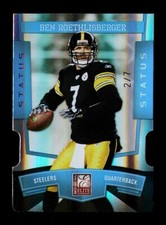 2010 PANINI DONRUSS ELITE STATUS ELITE DIE-CUT 76 BEN ROETHLISBERGER 2/7 HQ CARD