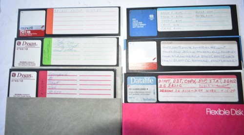 15 8" Floppy Disks~3 Maxell FD1-128 Unused~Used: Datalife, Dysan 3M~Untested - Bild 4 von 5